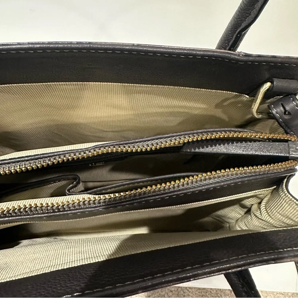 Radley London Liverpool Street Croco Embossed Leather Multiway Satchel